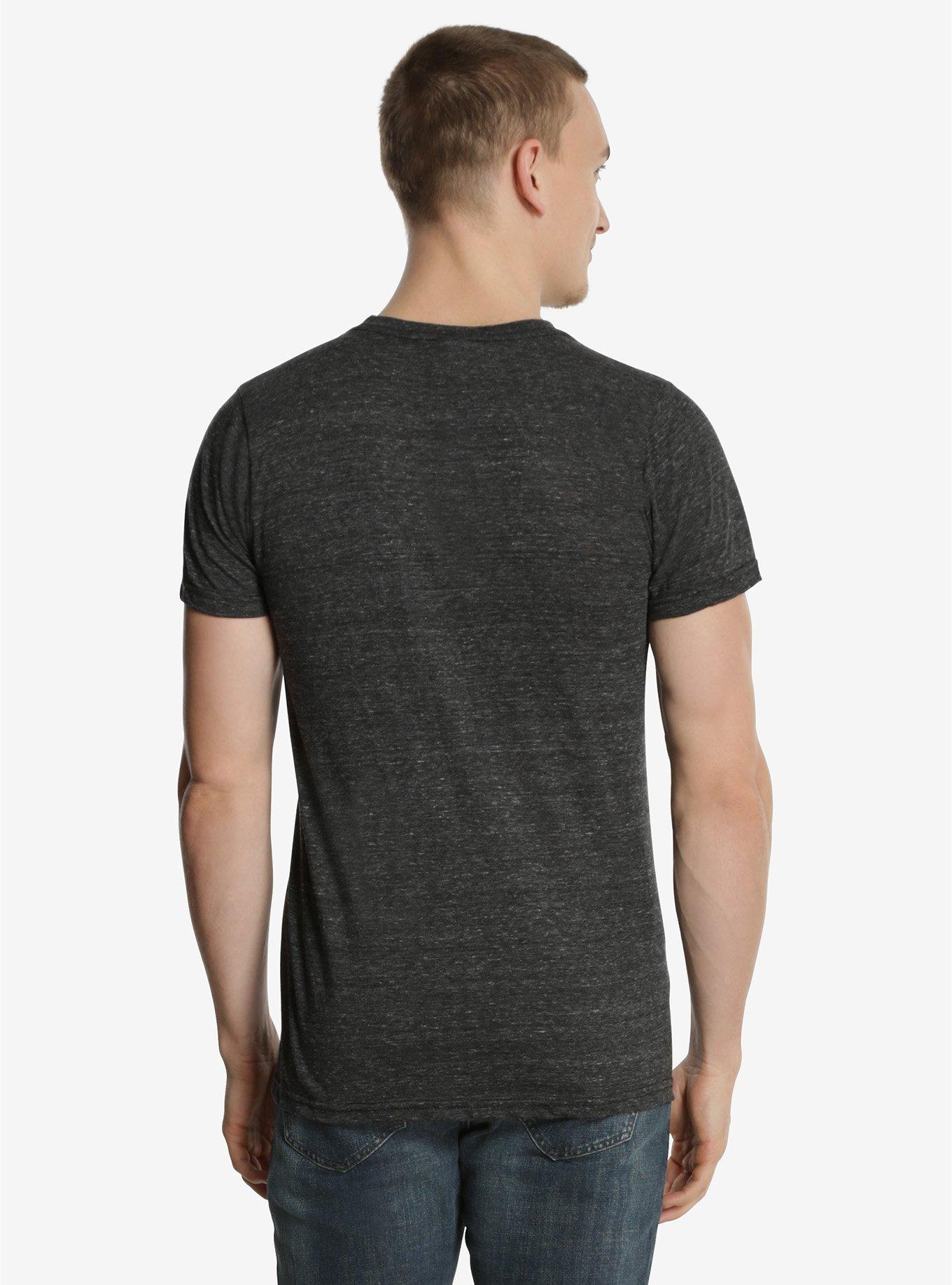 DC Comics Teen Titans Black And White Simple T-Shirt, , alternate