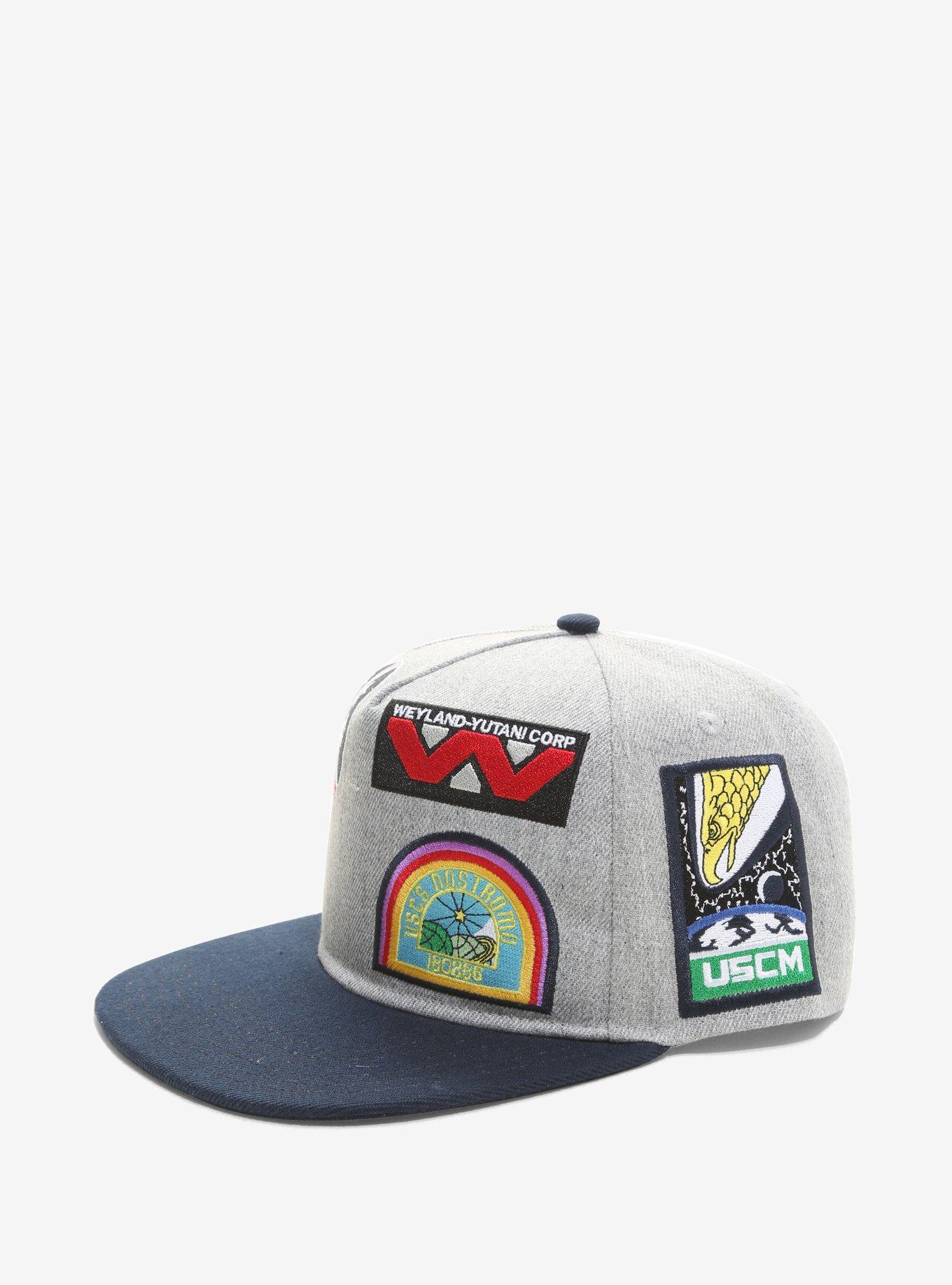 Alien Weyland-Yutani Corporation Patch Snapback Hat - BoxLunch Exclusive, , alternate