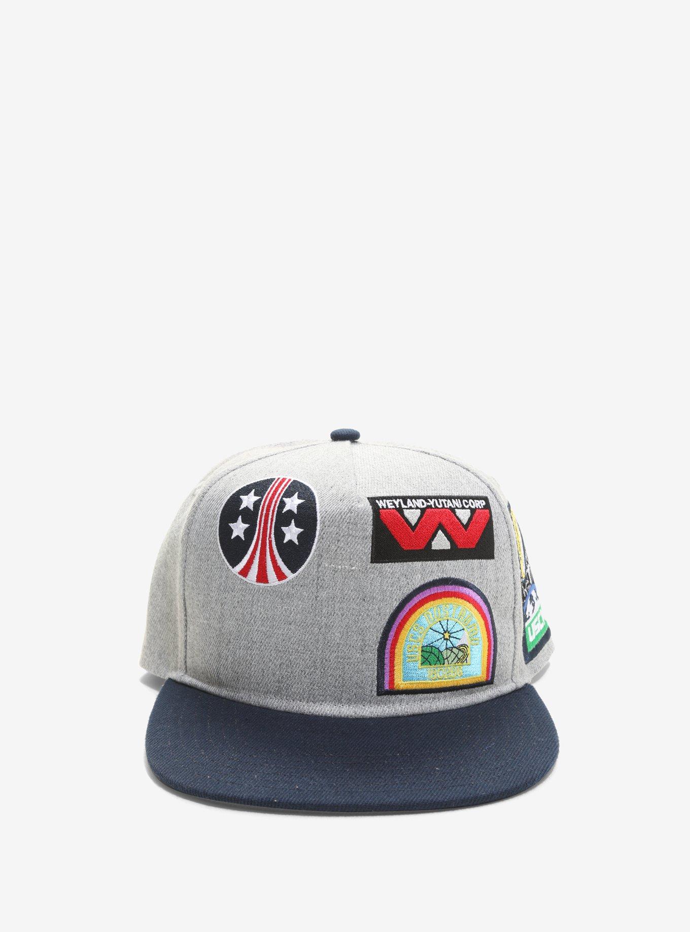 Alien Weyland-Yutani Corporation Patch Snapback Hat - BoxLunch Exclusive, , alternate