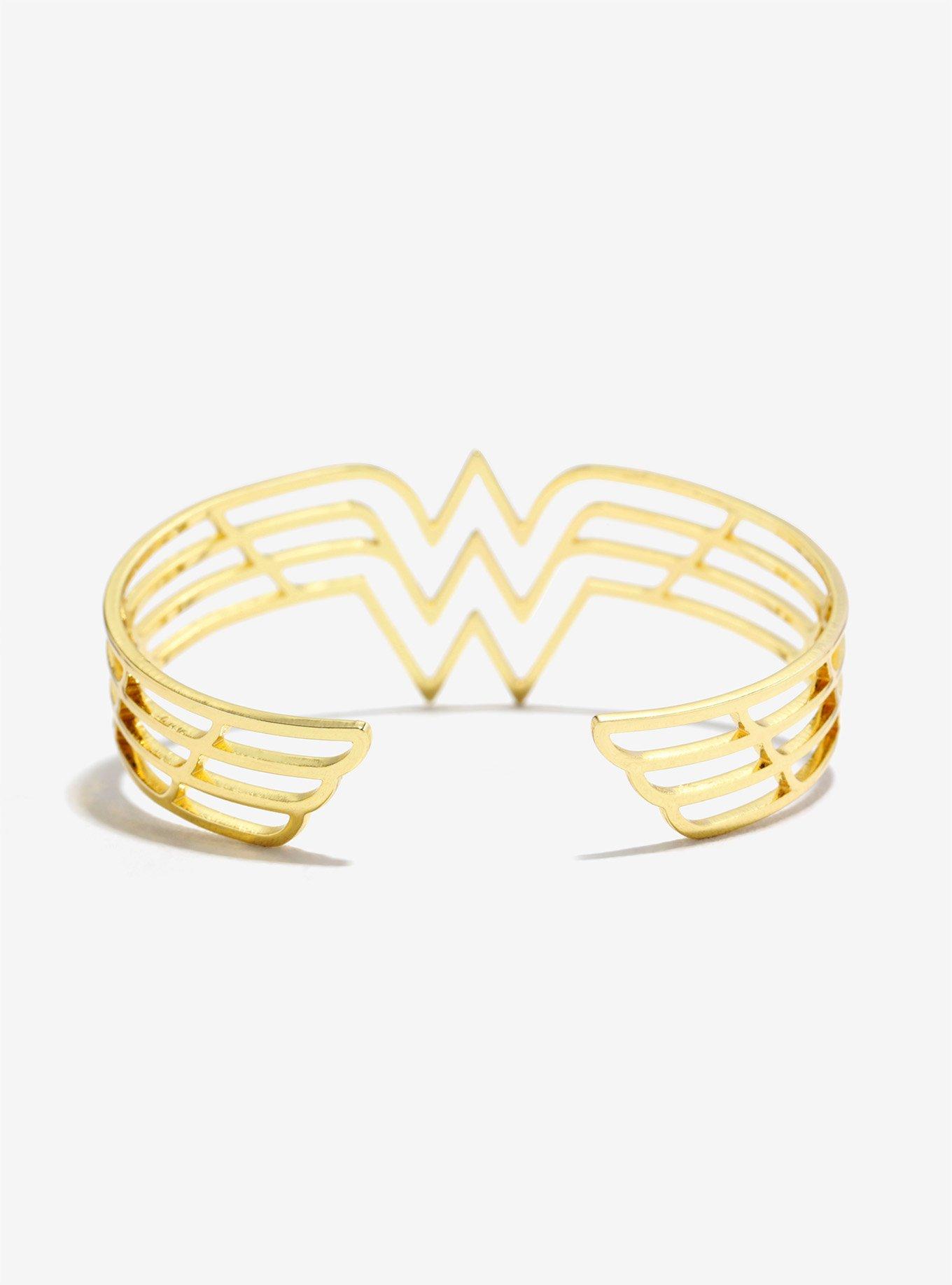 DC Comics Wonder Woman Cutout Cuff Bracelet, , alternate