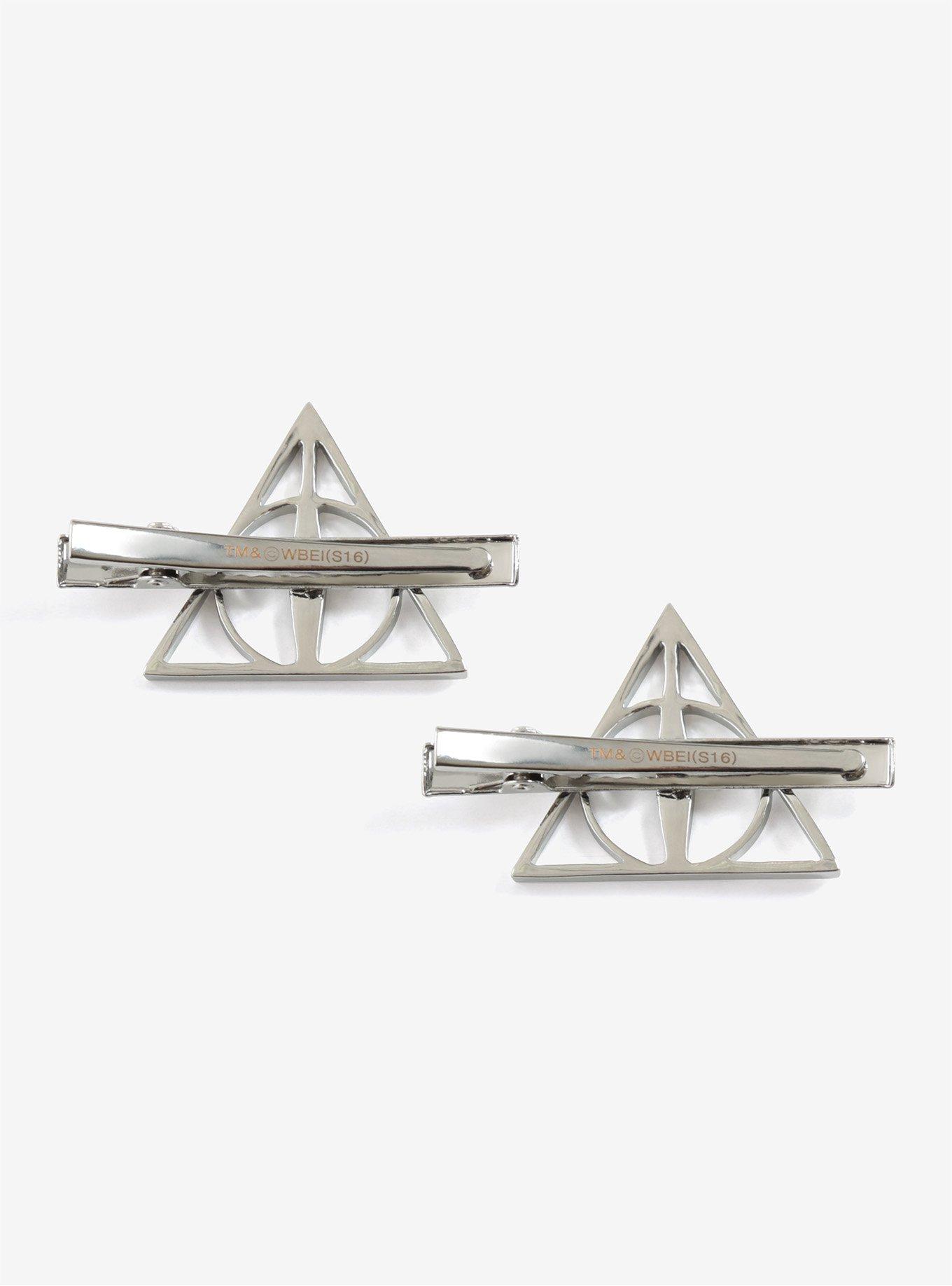 Harry Potter Deathly Hallows Hair Clips, , alternate