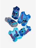 Disney Lilo & Stitch Faces No-Show Socks 5 Pair, , alternate