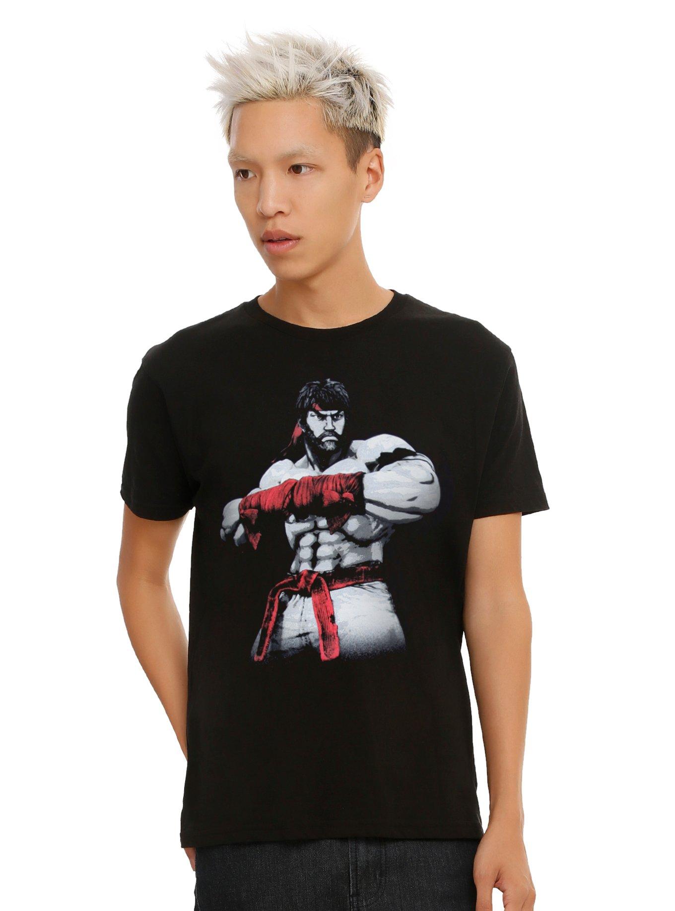 Street Fighter Bearded Ryu T-Shirt, , alternate
