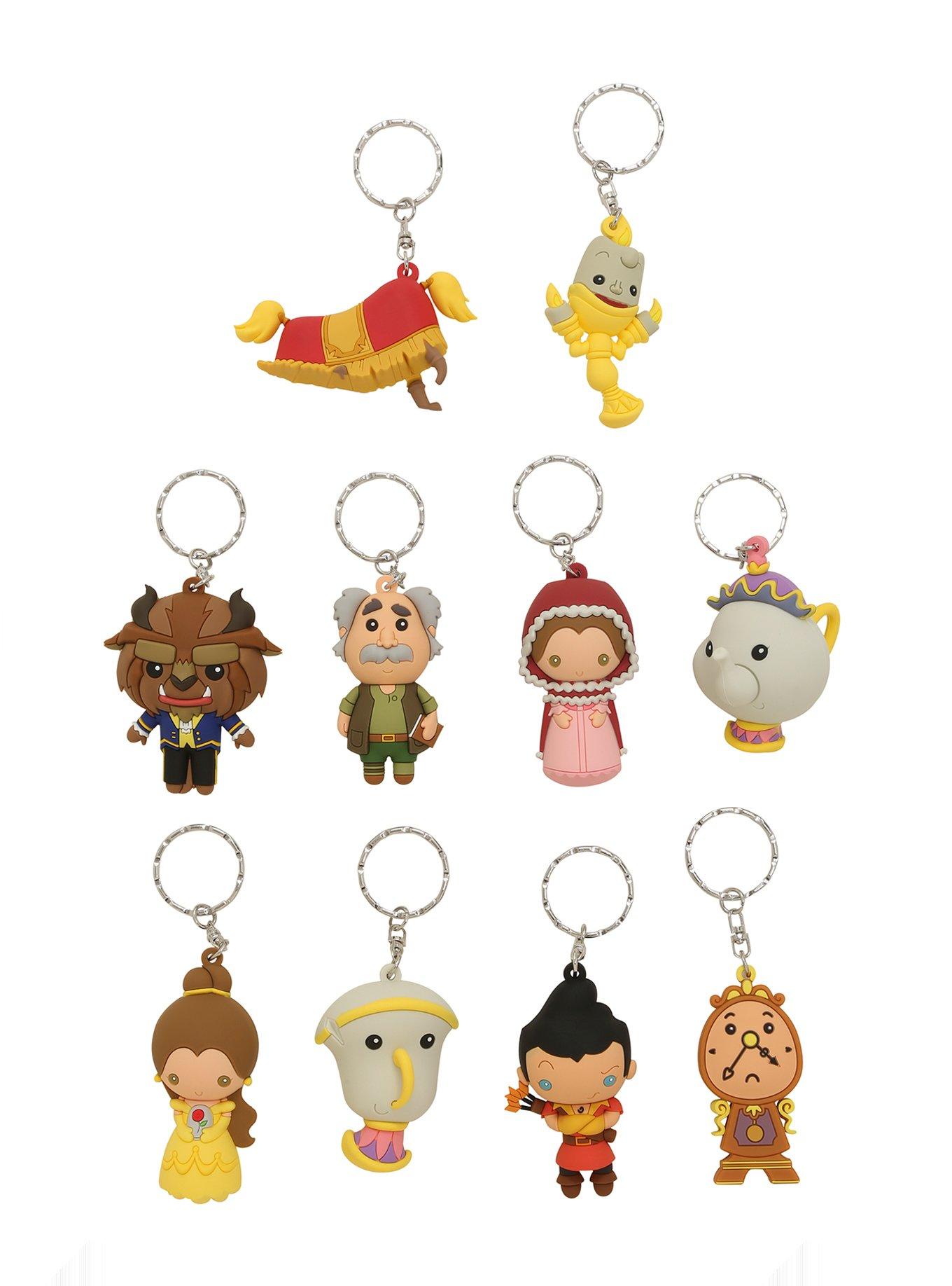 Disney Princess Beauty And The Beast Figural Key Chain Blind Bag, , alternate