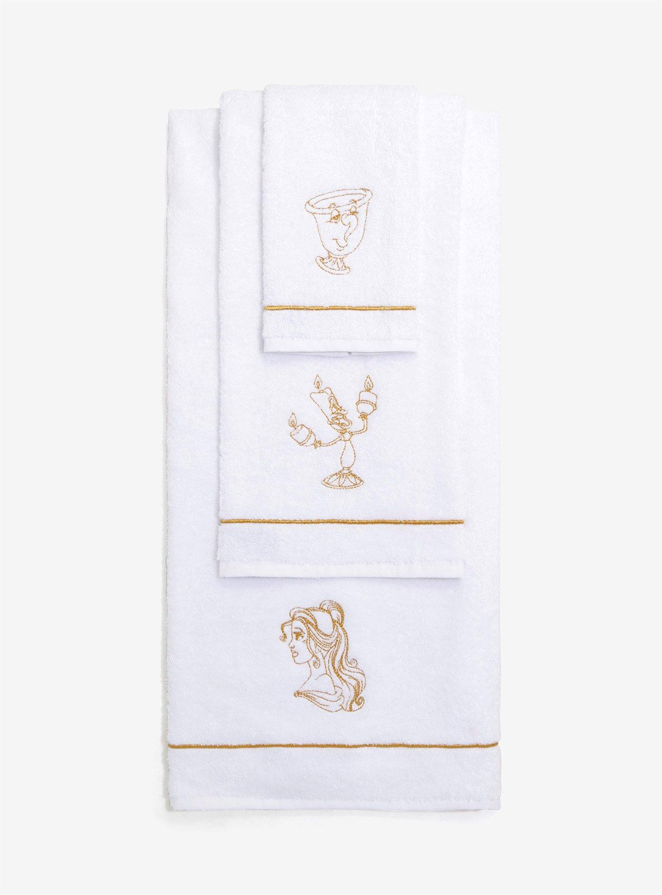 Disney Beauty And The Beast Bath Towel Set, , alternate