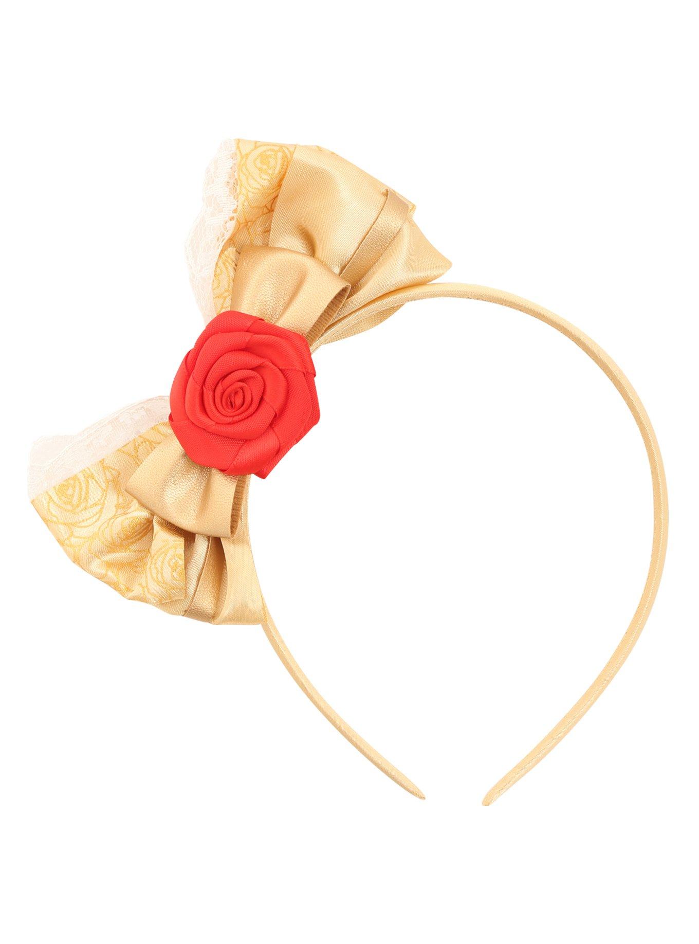 Disney Beauty And The Beast Belle Cosplay Bow Headband, , alternate