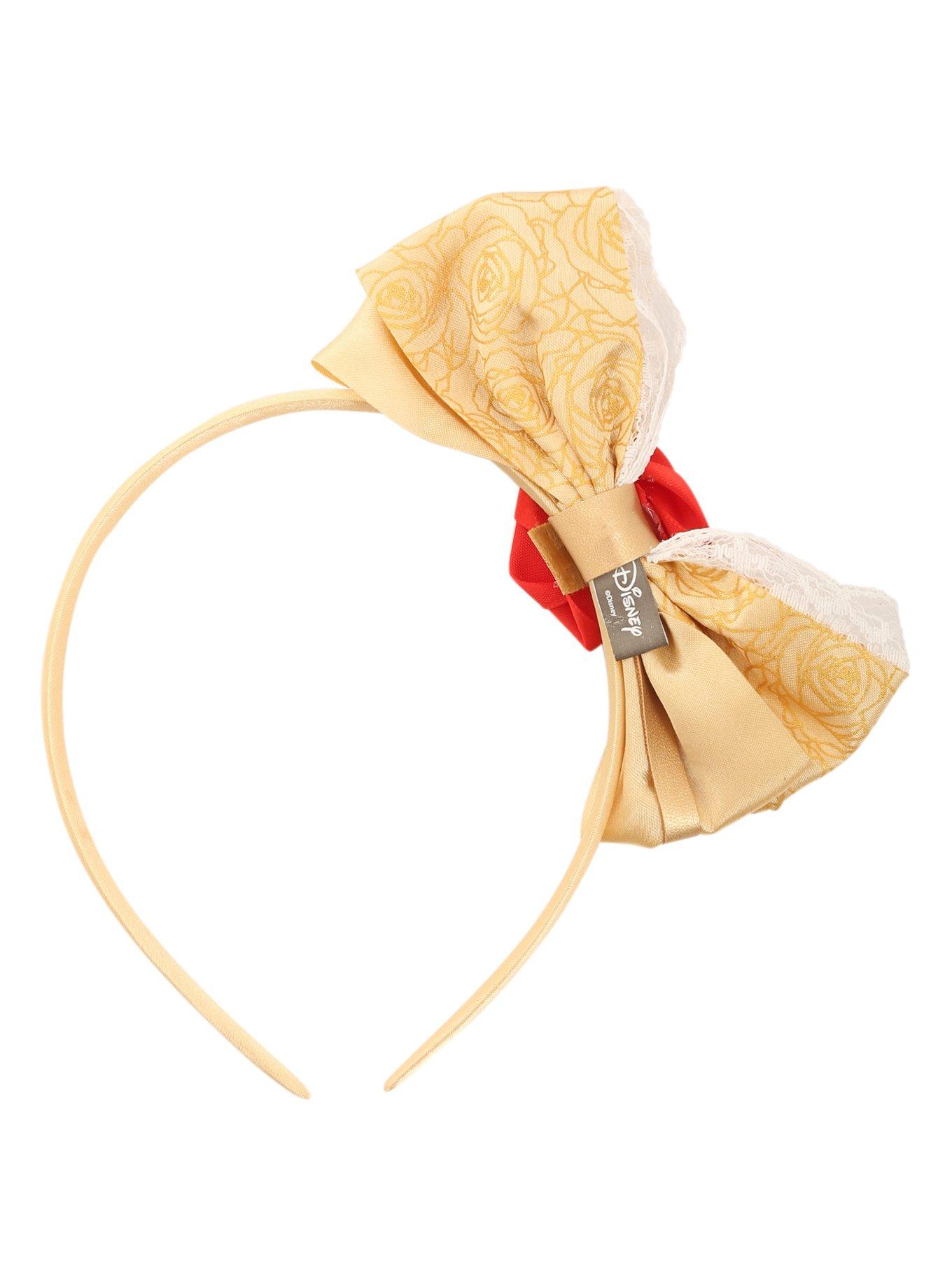 Disney Beauty And The Beast Belle Cosplay Bow Headband, , alternate