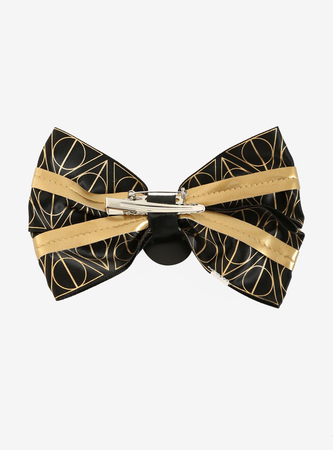 Harry Potter Deathly Hallows Hair Bow, , alternate