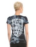 Black Veil Brides Shield Logo Tie Dye Girls T-Shirt, , alternate