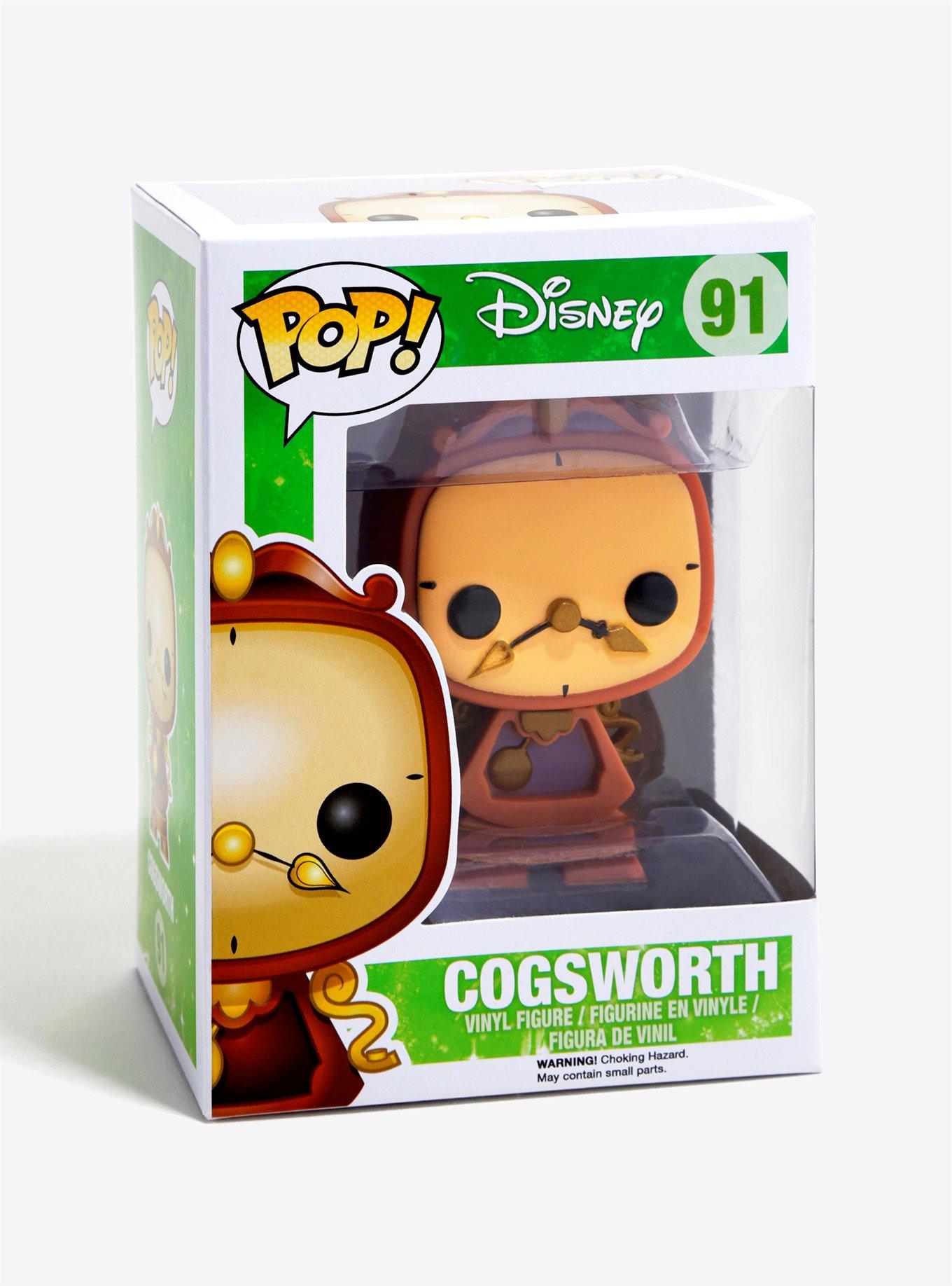 Funko Pop! Disney Beauty And The Beast Cogsworth Vinyl Figure, , alternate