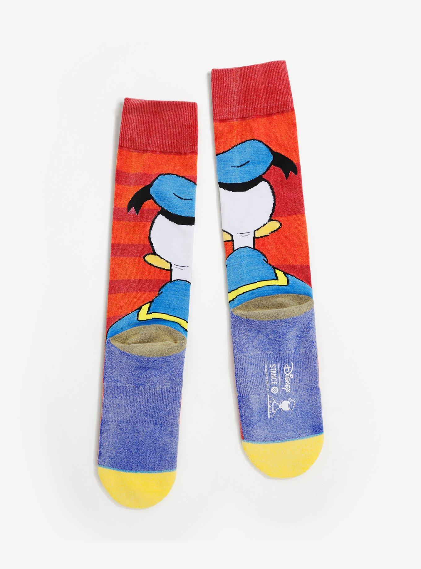 Stance Disney Donald Duck Striped Socks, , alternate