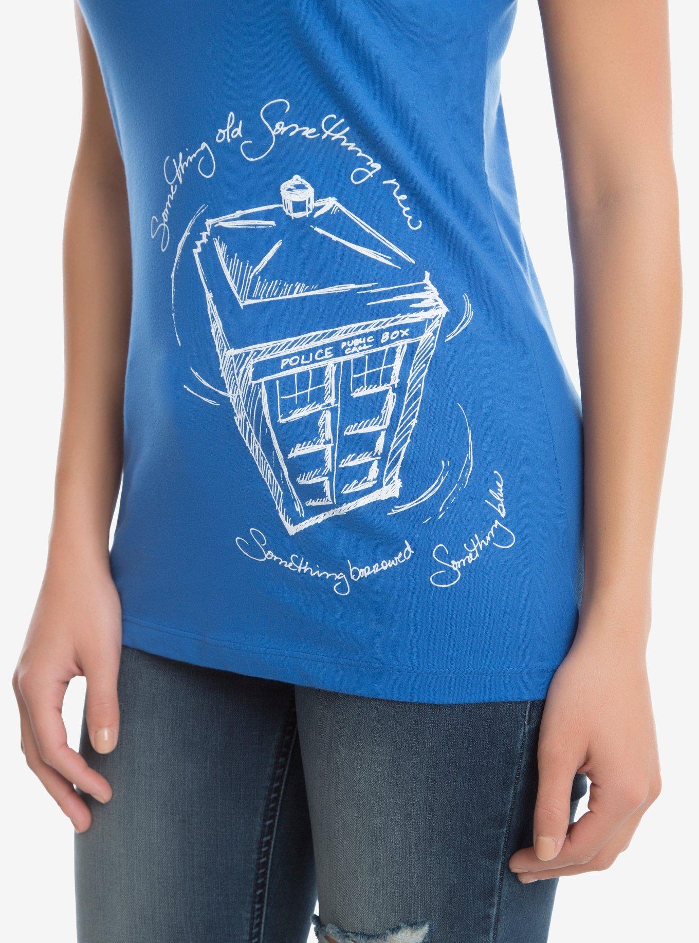 Doctor Who Something Blue T-Shirt, , alternate