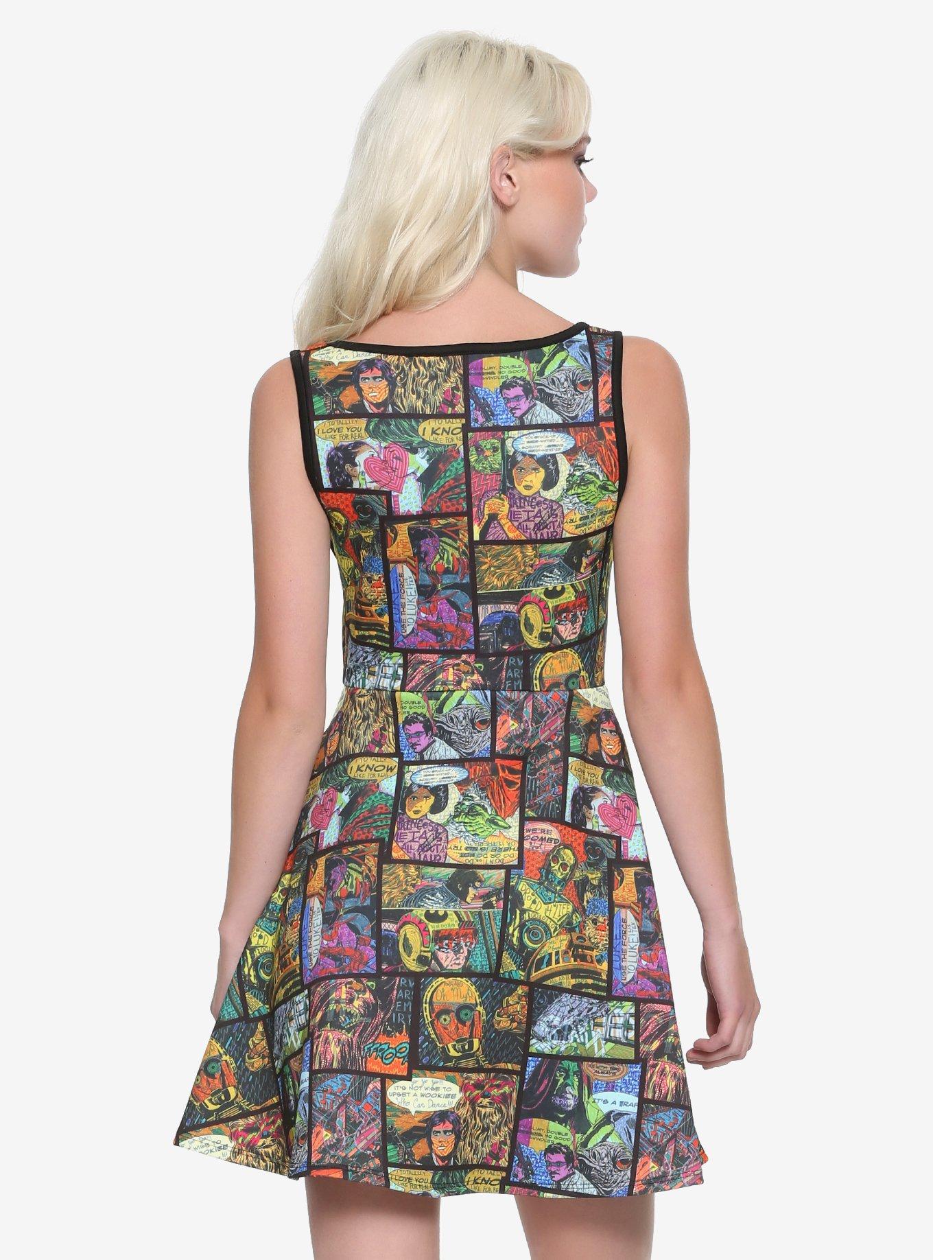 Star Wars Street Art Comic Dress, , alternate