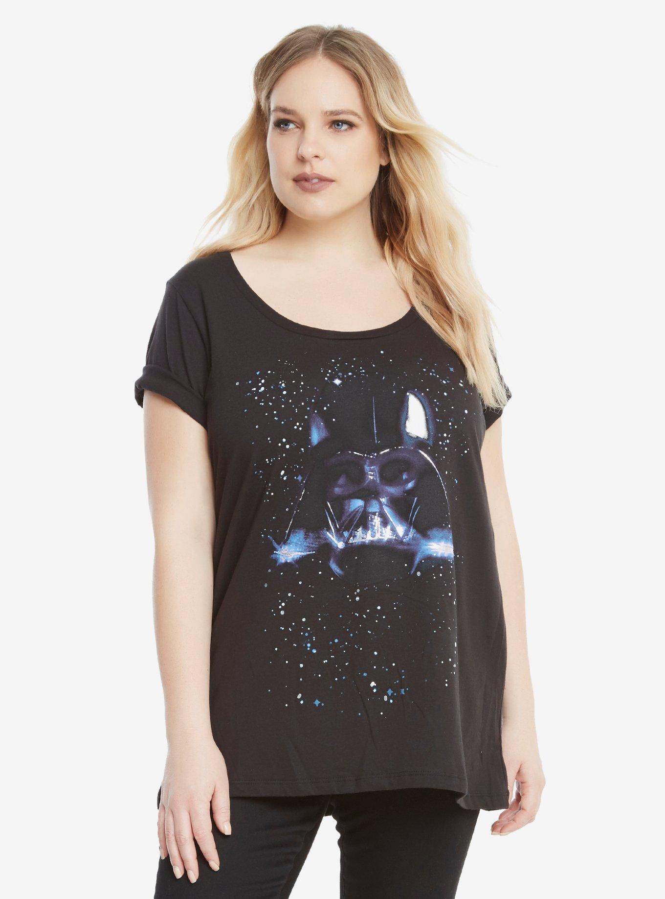Star Wars Darth Vader Starry T-Shirt Plus Size, , alternate
