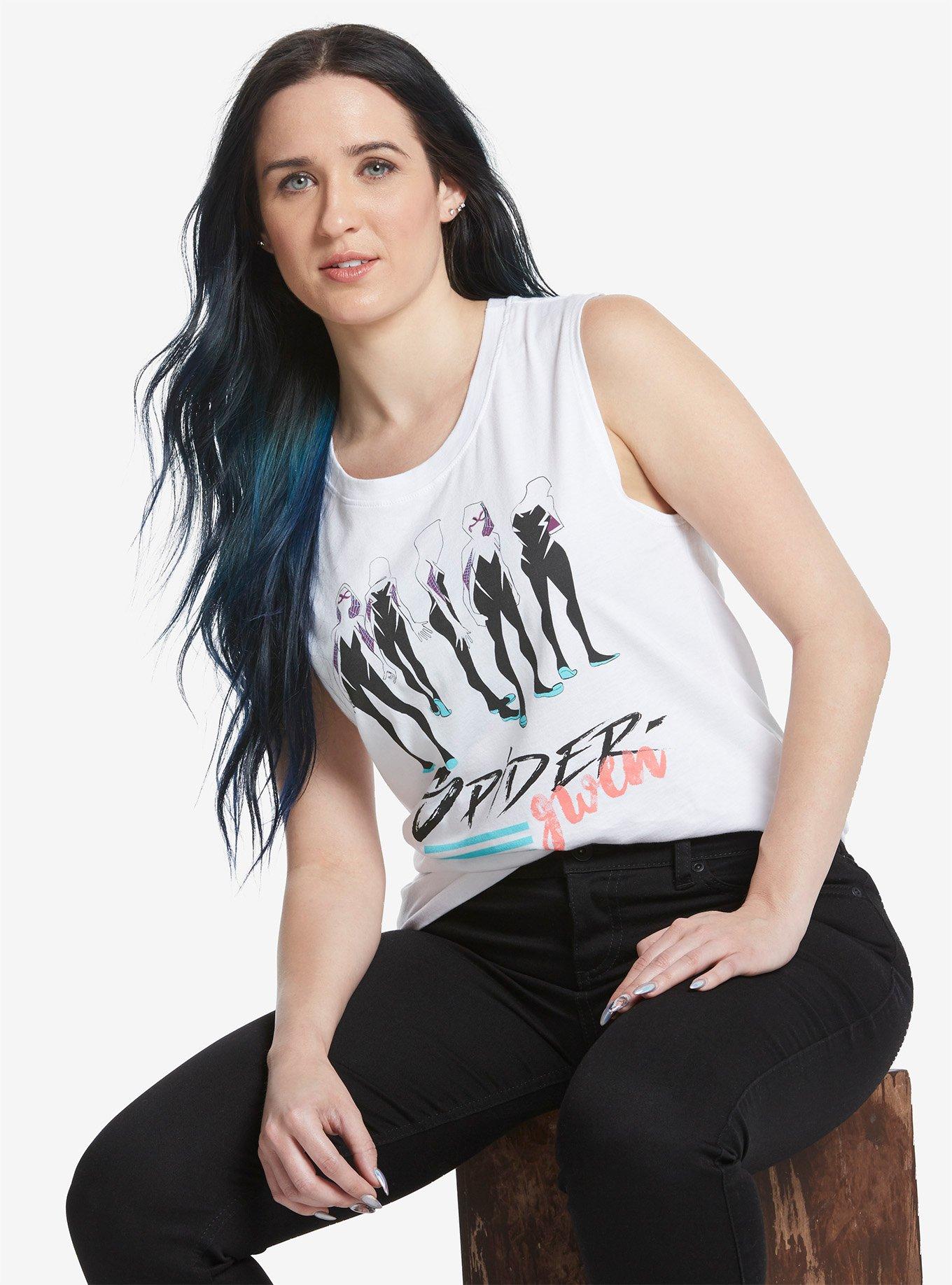 Marvel Spider-Gwen Muscle Tank Top, , alternate