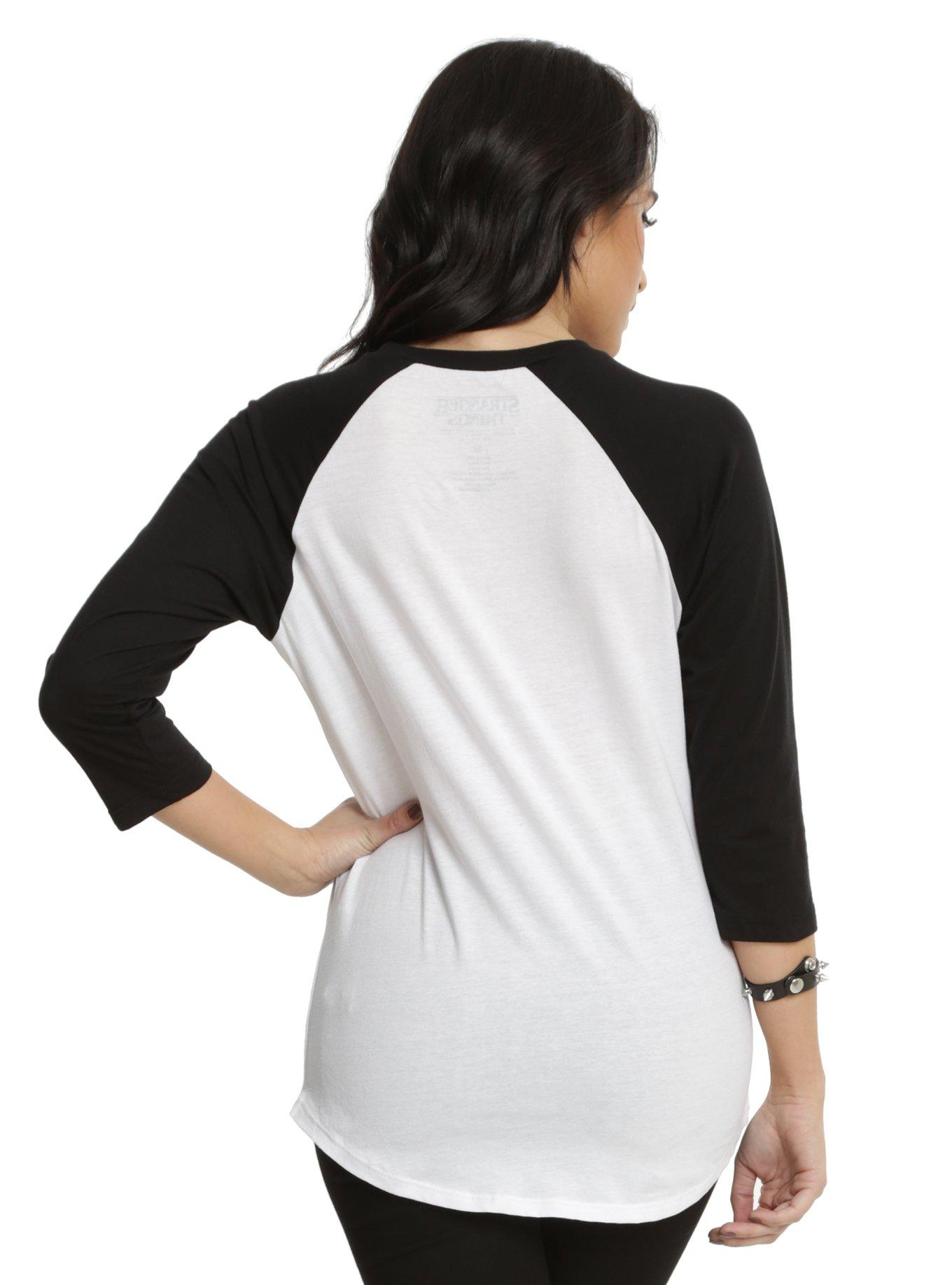 Stranger Things Logo Girls Raglan, , alternate