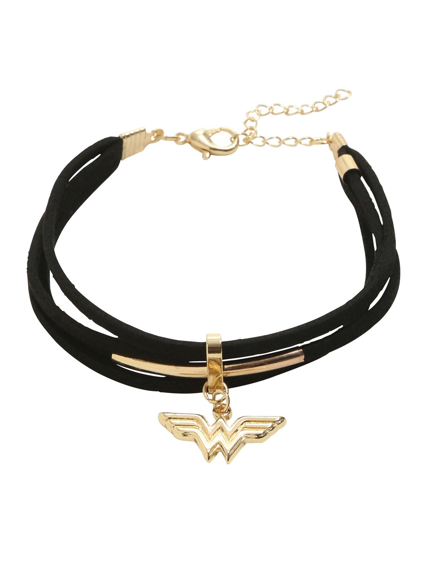 DC Comics Wonder Woman Strappy Cord Bracelet, , alternate