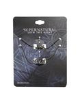 Supernatural Jerk & Bitch Best Friend Ring Necklace Set, , alternate