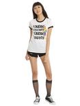 Disney Emperor's New Groove Kronk Squeak Girls Ringer T-Shirt, , alternate