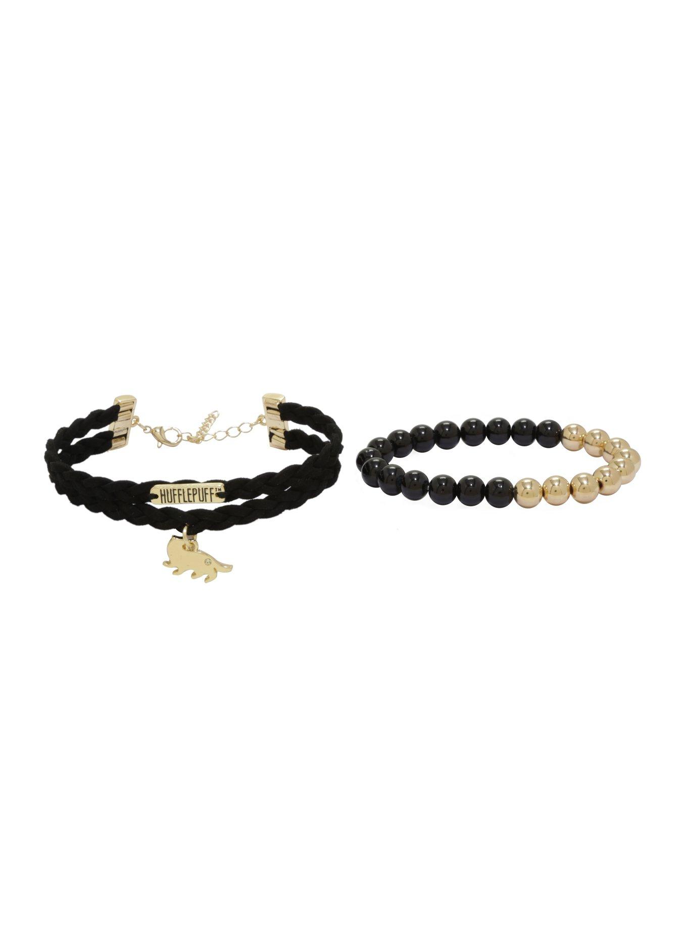 Harry Potter Hufflepuff Bracelet Set, , alternate