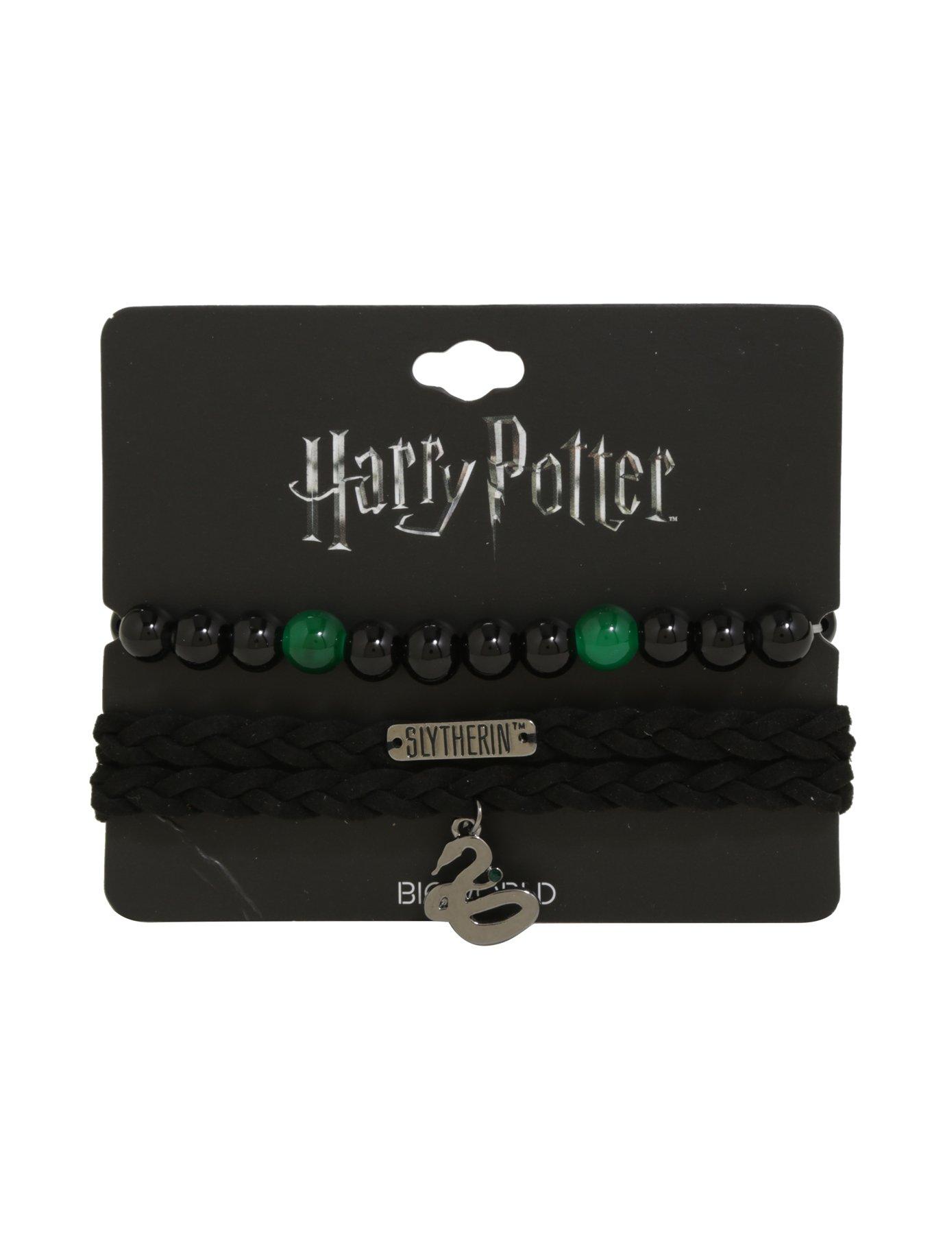 Harry Potter Slytherin Bracelet Set, , alternate