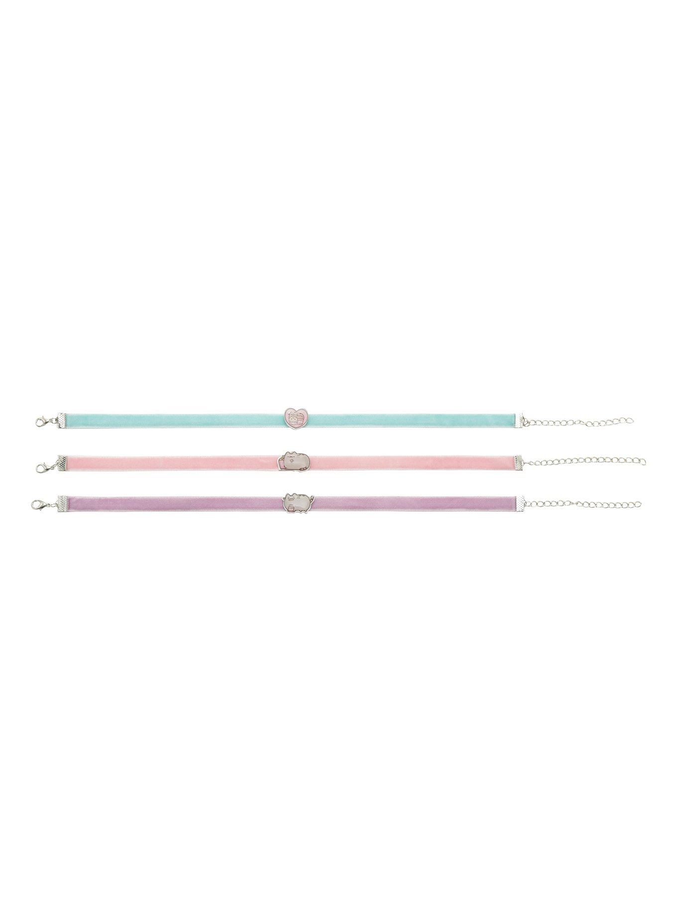 Pusheen Snack Pastel Velvet Choker Set, , alternate