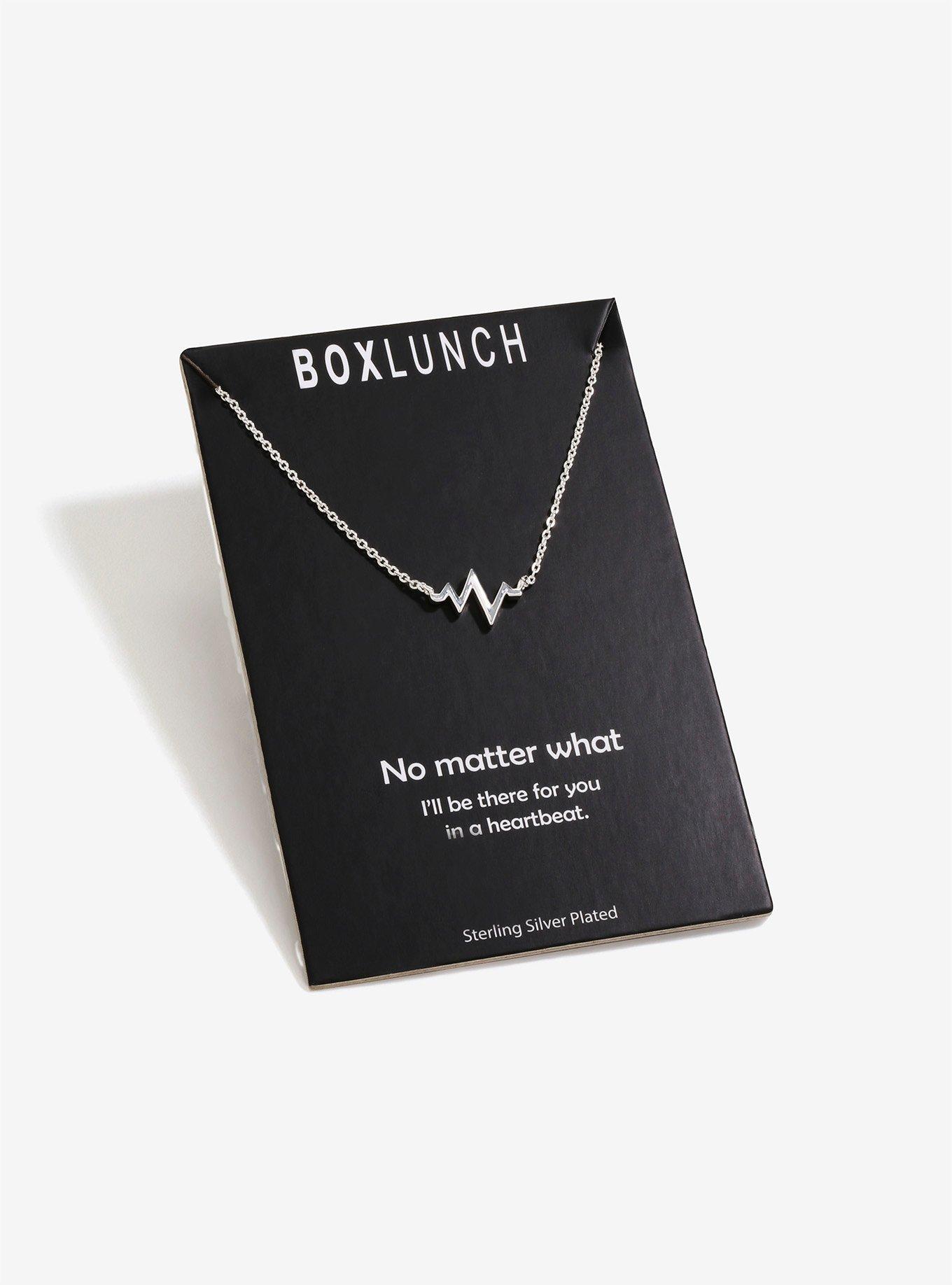 Heartbeat Silver Necklace, , alternate