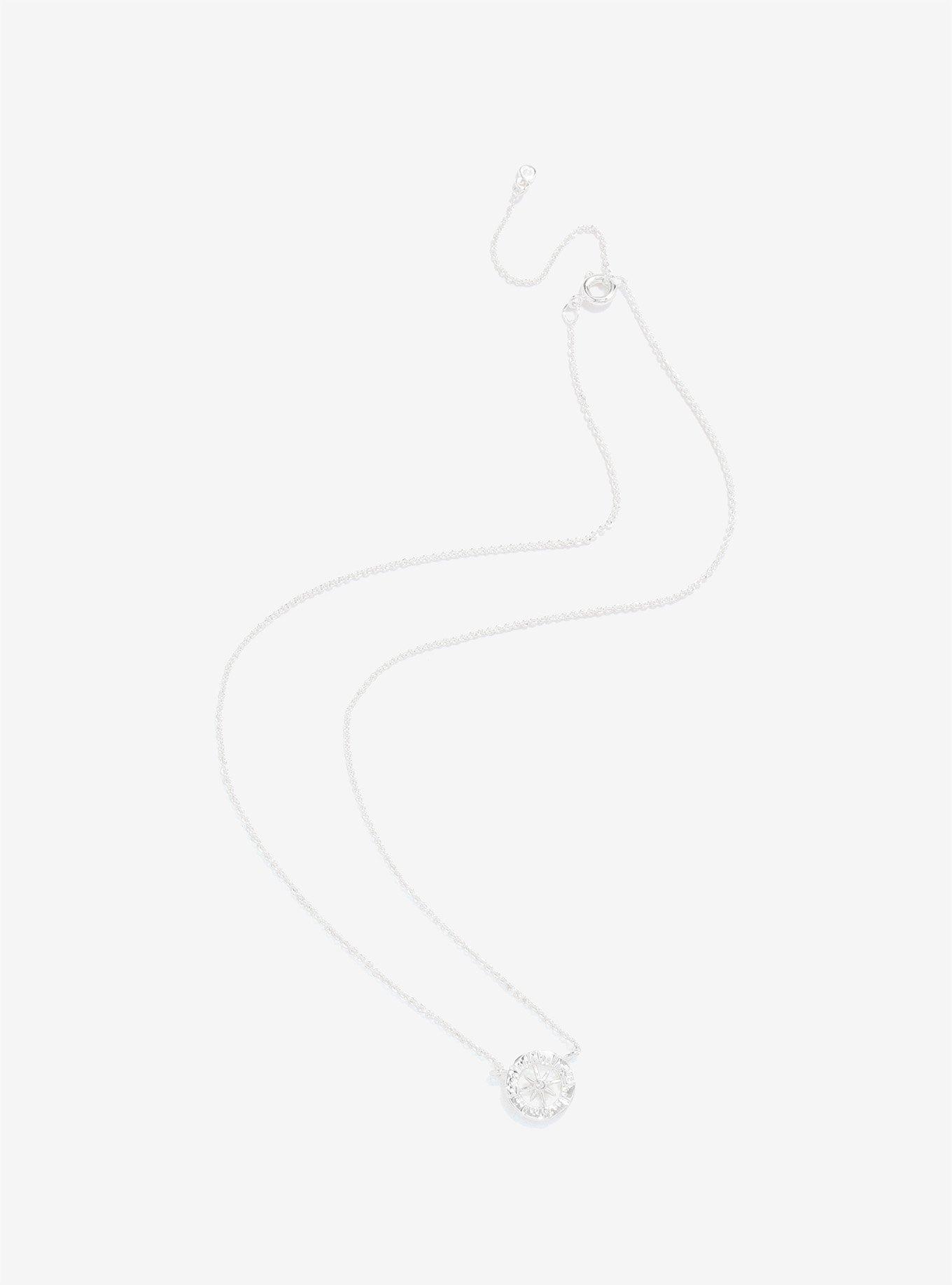 Compass Crystal Necklace, , alternate