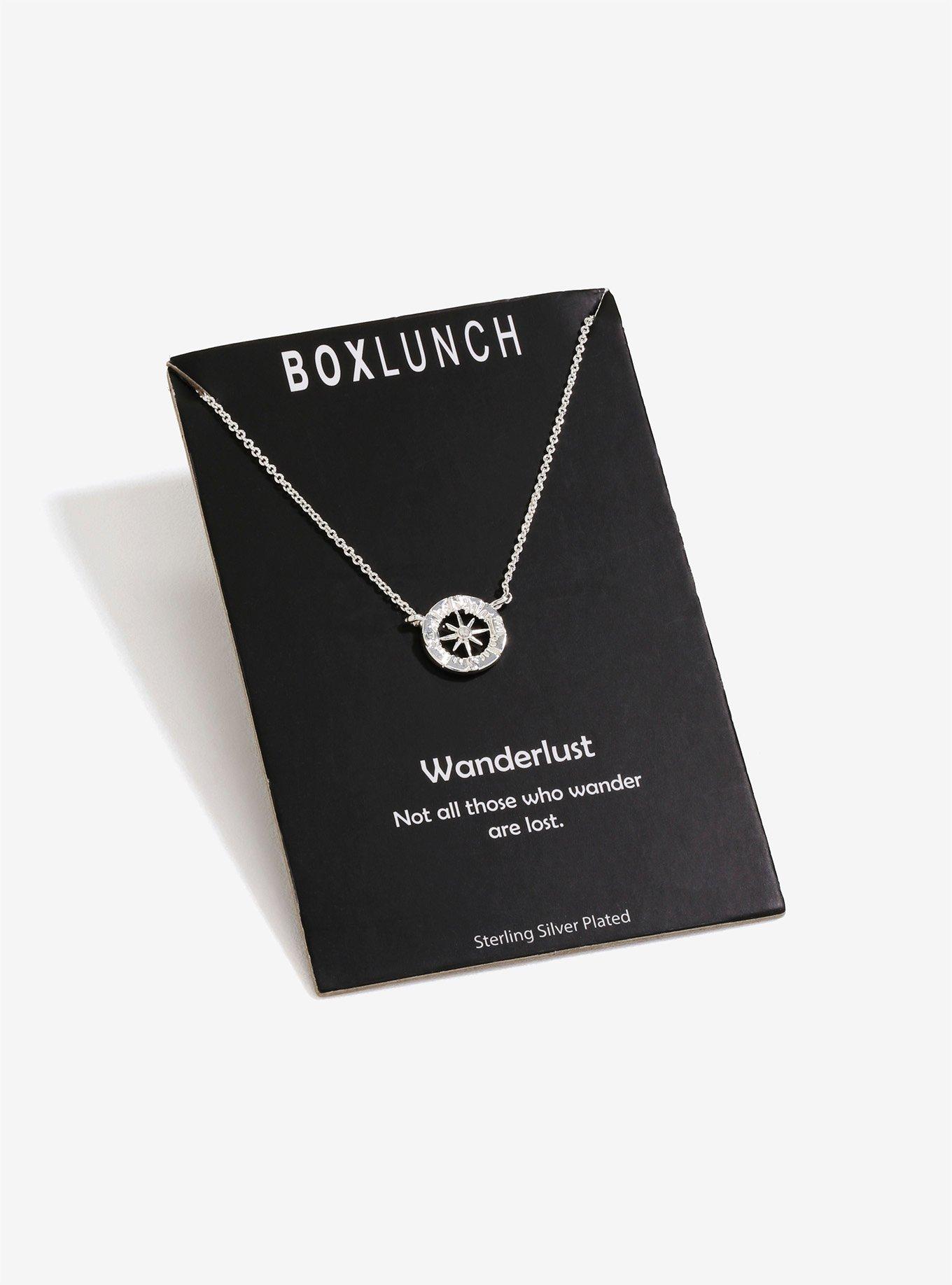 Compass Crystal Necklace, , alternate