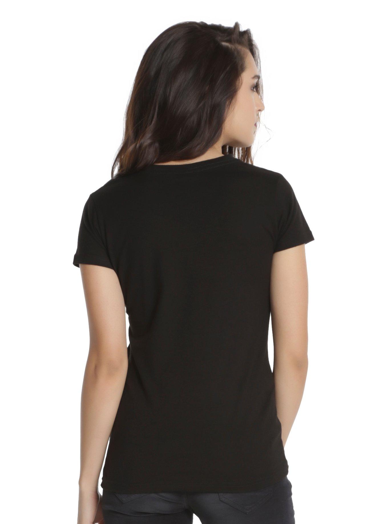 Slayer Skull Flames Flag Girls T-Shirt, , alternate