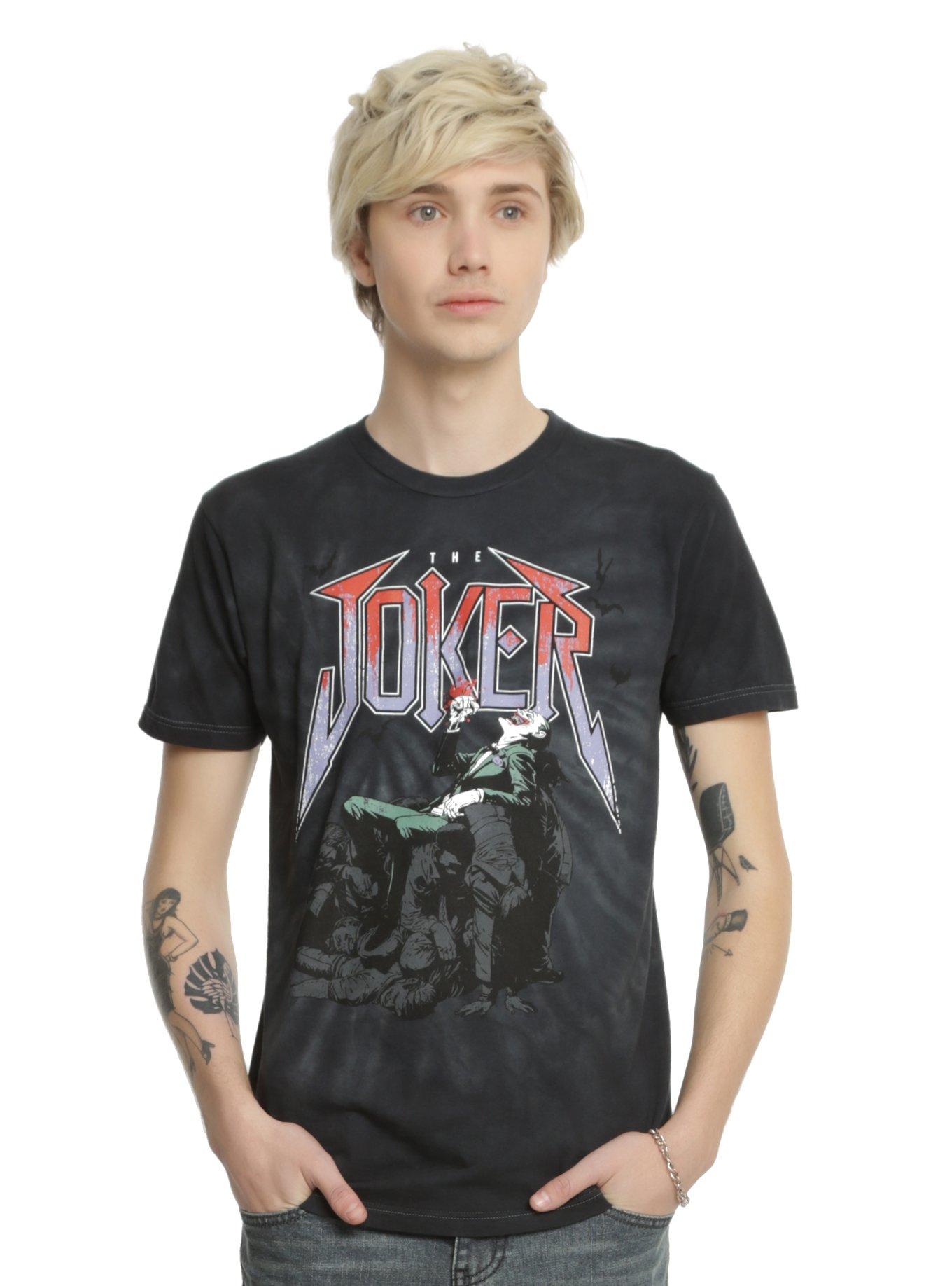 DC Comics Joker Metal Band T-Shirt, , alternate