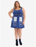 Doctor Who TARDIS A-Line Dress Extended Size, , alternate