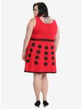 Doctor Who Red Dalek A-Line Dress Extended Size, , alternate