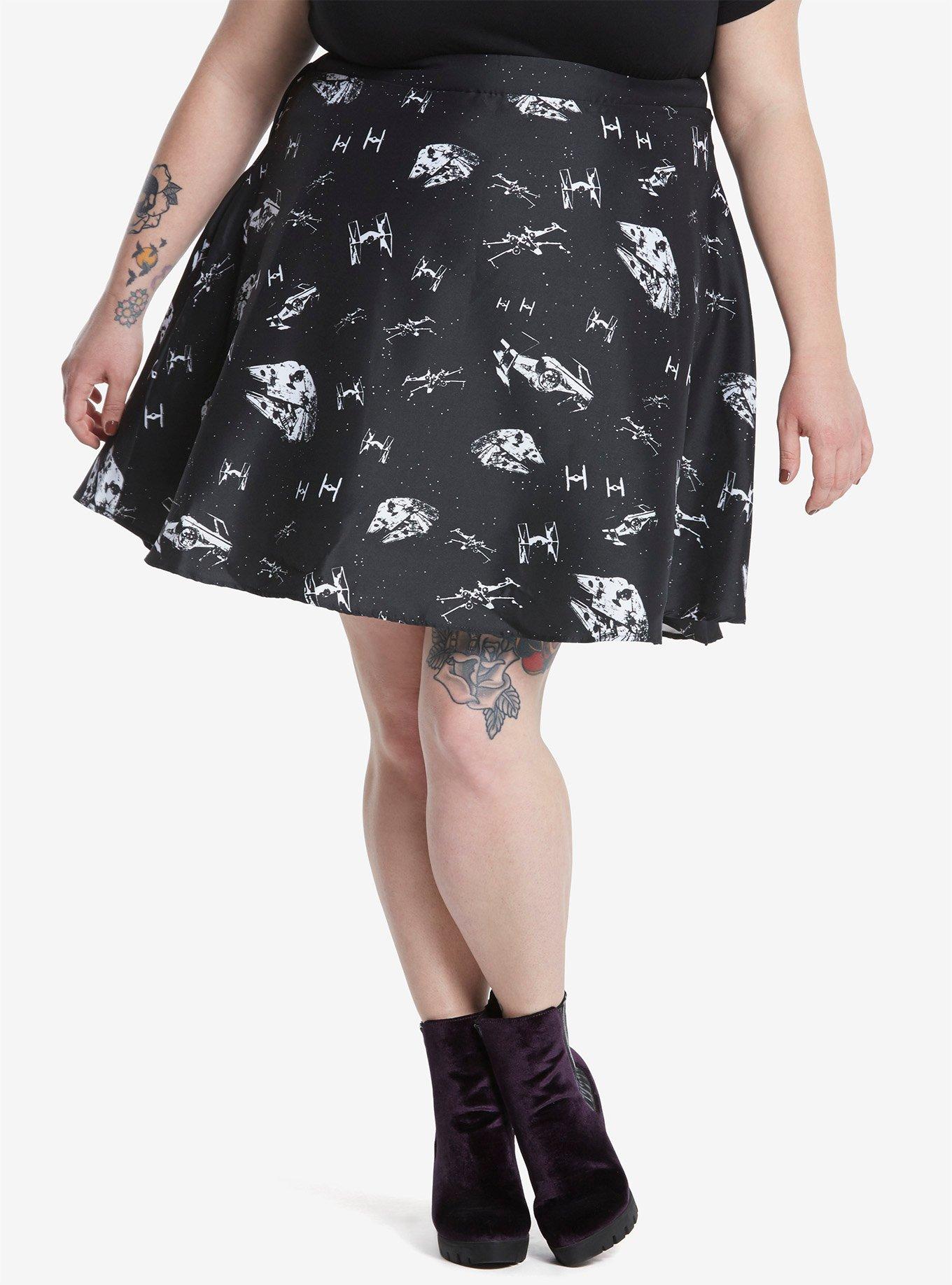 Star Wars Ships Circle Skirt Extended Size, , alternate - view 2