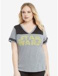 Star Wars 77 Logo Athletic T-Shirt Extended Size, , alternate