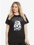 Star Wars BB-8 Painterly T-Shirt Extended Size, , alternate