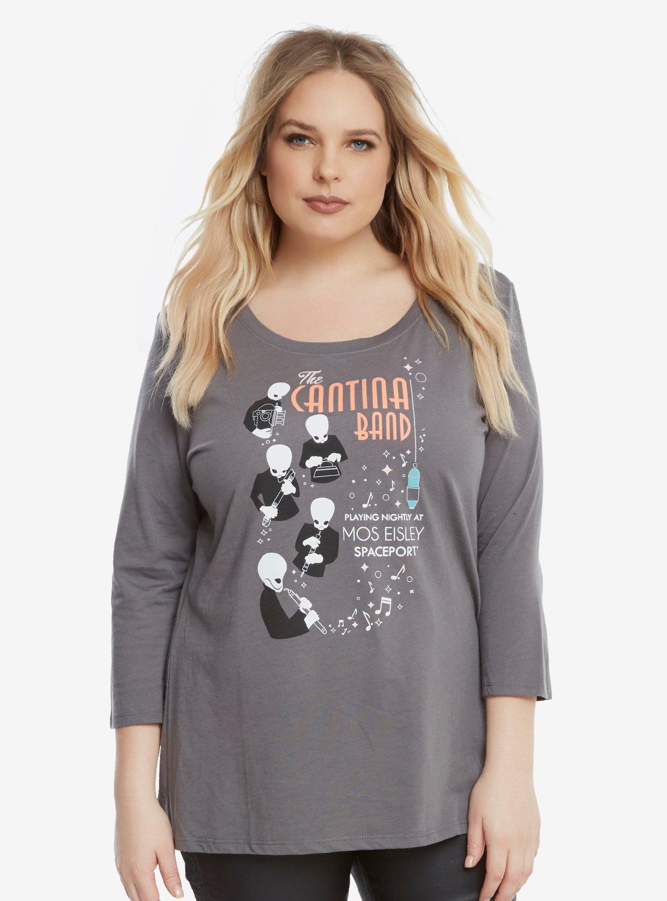 Star Wars Cantina Band 3/4 Sleeve T-Shirt Extended Size, , alternate