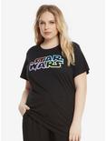 Star Wars Lightsaber Light Up Logo T-Shirt Extended Size, , alternate