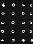 Star Wars Symbol Pattern Cardigan Extended Size, , alternate
