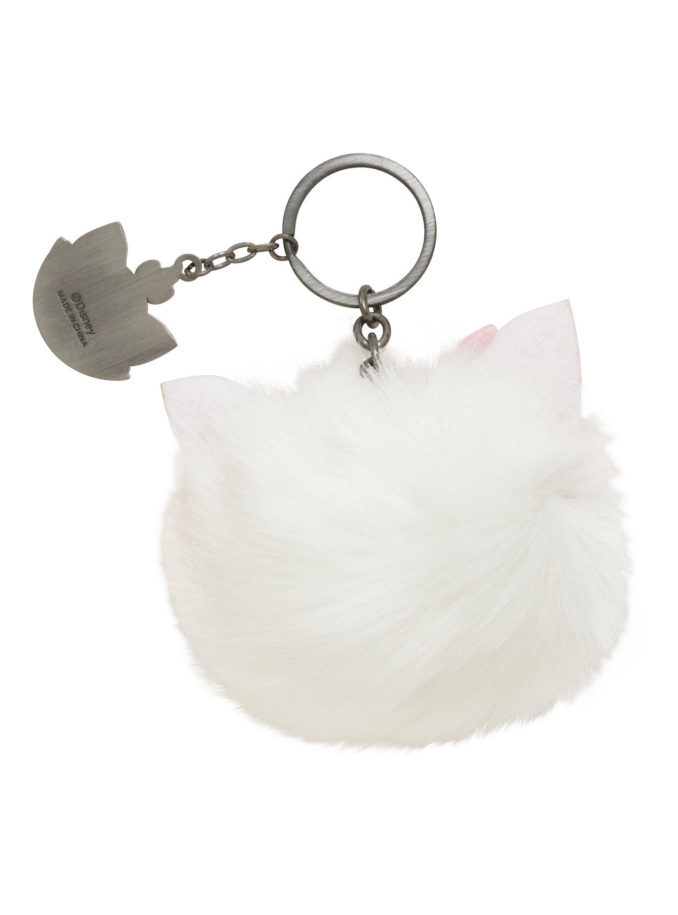 Loungefly Disney The Aristocats Marie Puffball Key Chain, , alternate