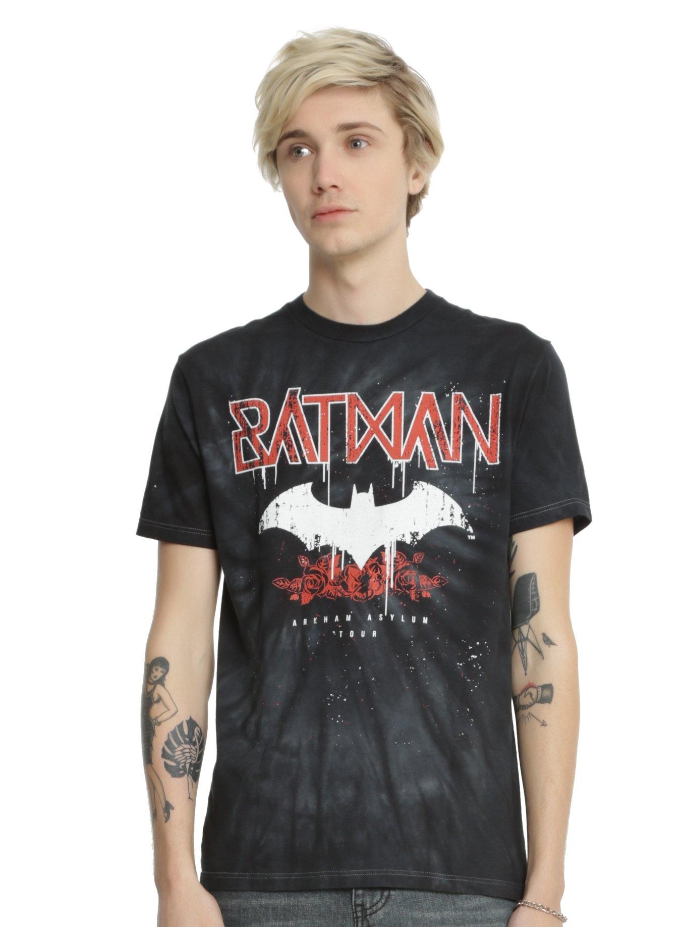 DC Comics Batman Arkham Tour Band T-Shirt, , alternate