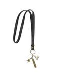 Harry Potter Deathly Hallows Charms Faux Leather Lanyard, , alternate