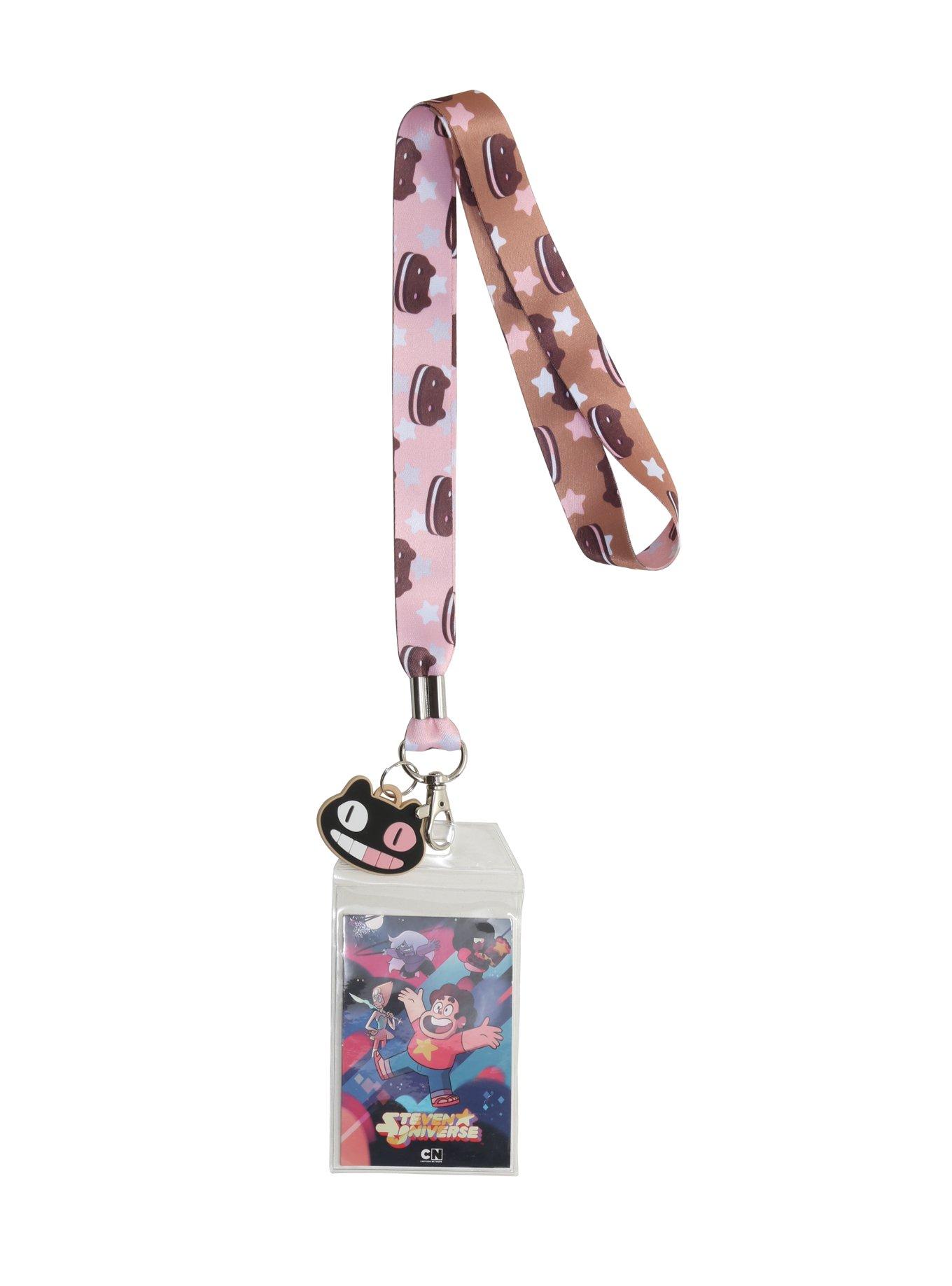 Steven Universe Cookie Cat Lanyard, , alternate