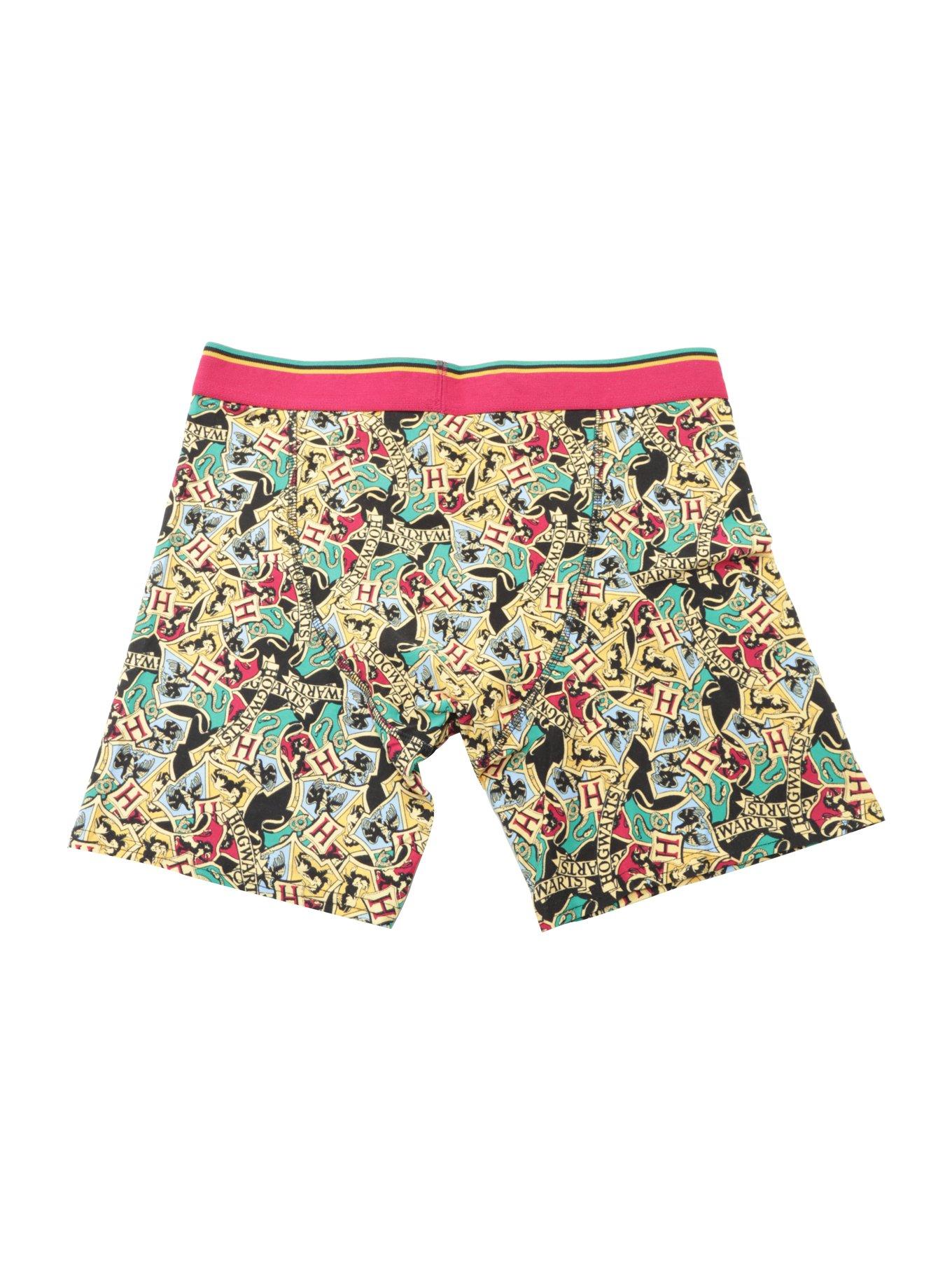 Harry Potter Hogwarts Crest Boxer Briefs, , alternate