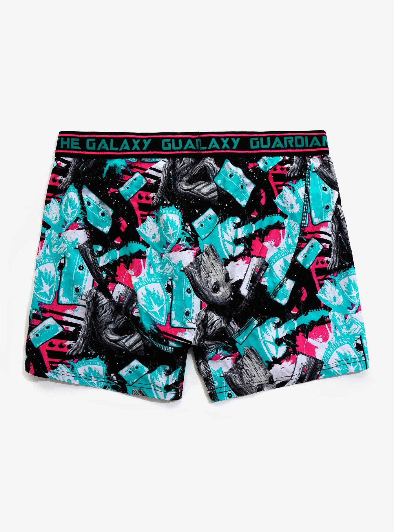 Marvel Guardians Of The Galaxy Vol. 2 Groot Mix Tape Boxer Briefs, , alternate