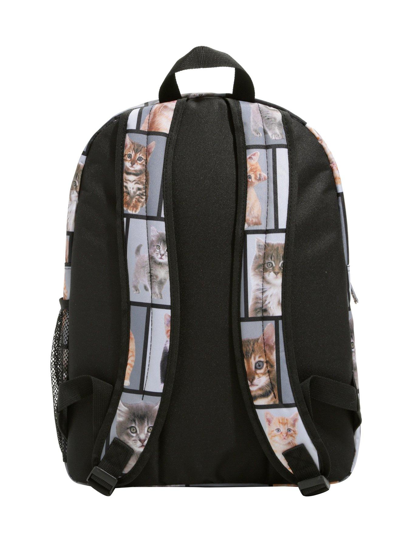 Kitten Grid Backpack, , alternate