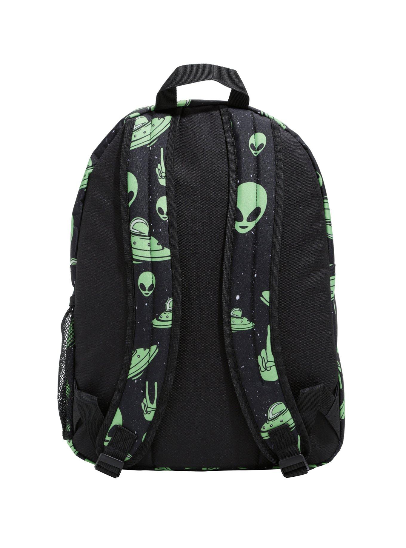 Alien I Don't Believe In Humans Backpack, , alternate