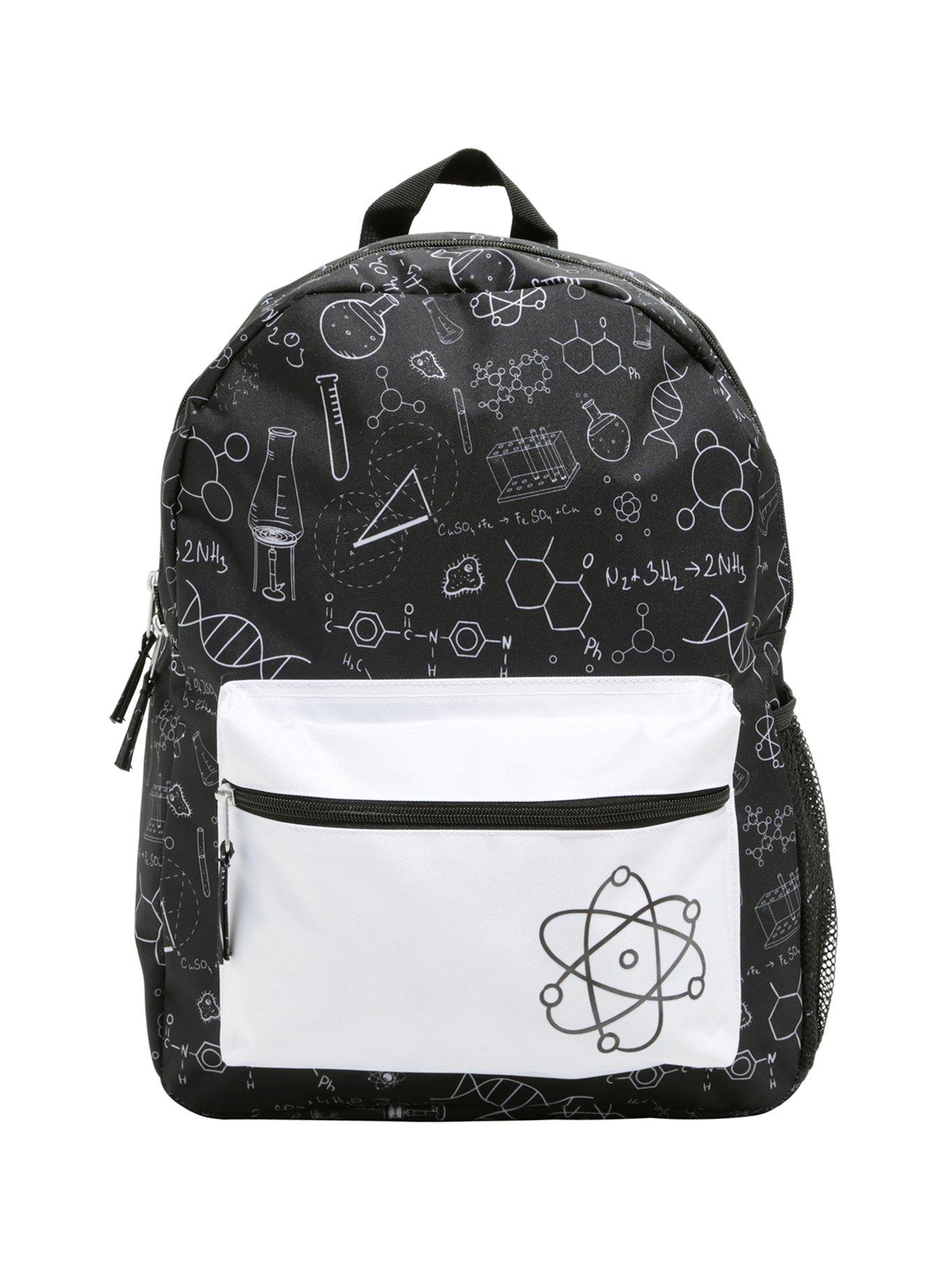 Chemistry Print Backpack, , alternate