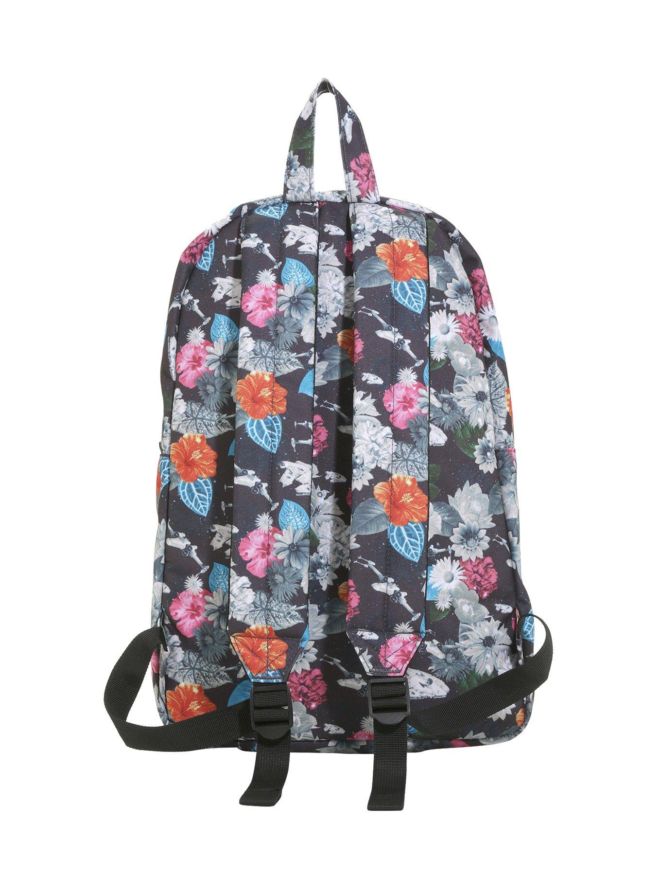 Loungefly Star Wars Floral X-Wing Millennium Falcon Backpack, , alternate