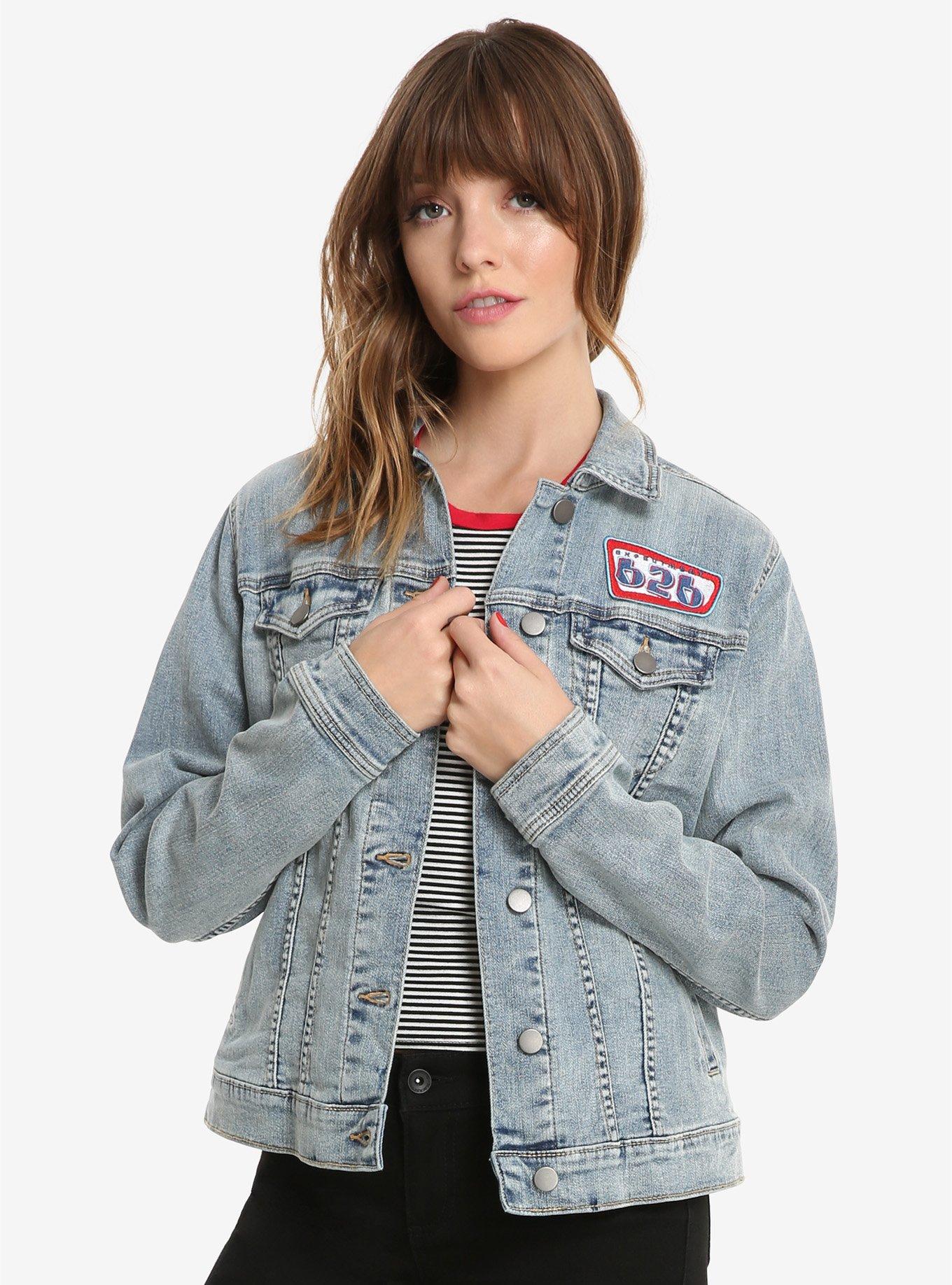 Disney Lilo & Stitch Denim Patch Jacket, , alternate